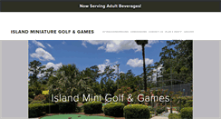 Desktop Screenshot of islandminigolf.com